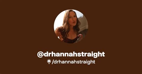 doctor hannah straight|Find @drhannahstraight Onlyfans